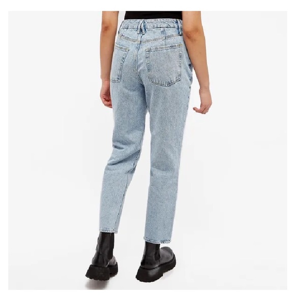 Good American 90s Duster high rise crop straight jean - Picture 2 of 3